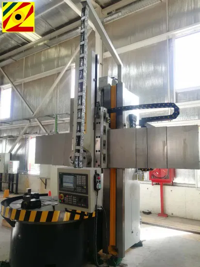 Fabricante de máquina de torno vertical CNC de columna única, diámetro de torneado 1250