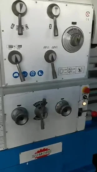 Sumore fabricado en Shanghai, China, máquina horizontal, torno Manual de maquinaria CNC con CE